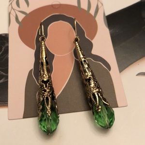 Boutique Antique style Earrings. New on card.